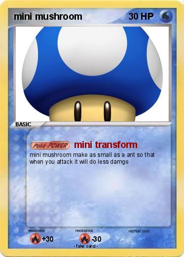 Pokemon mini mushroom