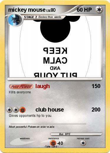 Pokemon mickey mouse