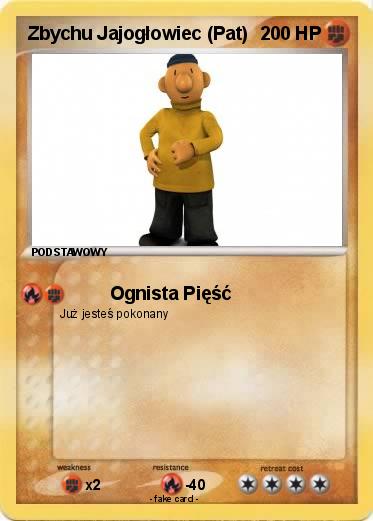 Pokemon Zbychu Jajogłowiec (Pat)