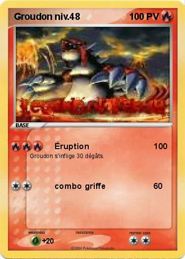 Pokemon Groudon niv.48
