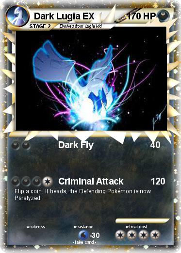 Pokemon Dark Lugia EX