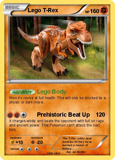 Pokemon Lego T-Rex