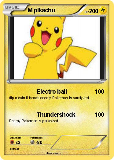 Pokemon M pikachu