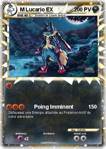 Pokemon M Lucario EX