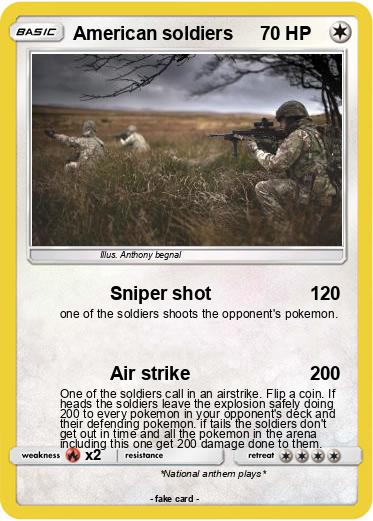 Pokemon American soldiers