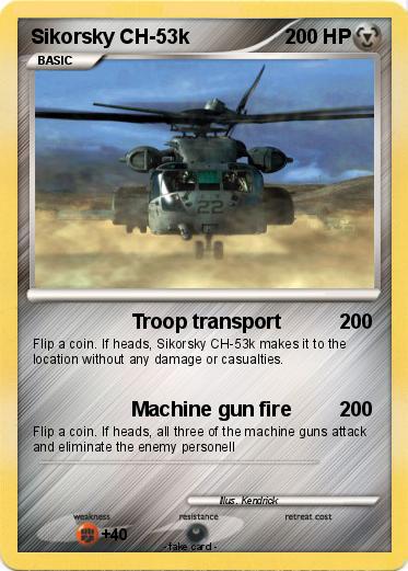 Pokemon Sikorsky CH-53k