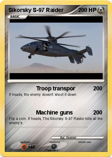 Pokemon Sikorsky S-97 Raider