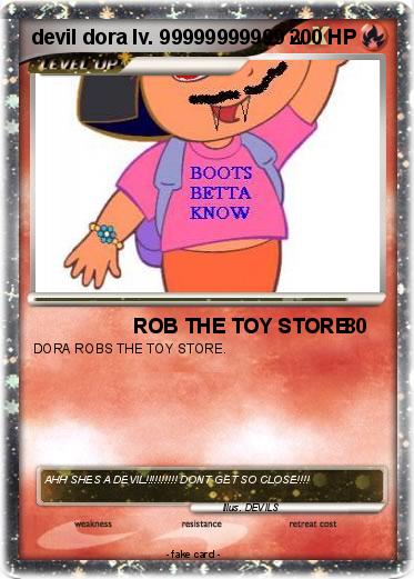 Pokemon devil dora lv. 99999999999