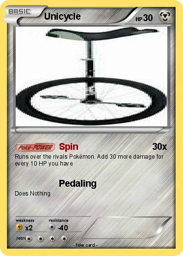 Pokemon Unicycle
