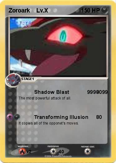 Pokemon Zoroark    Lv.X
