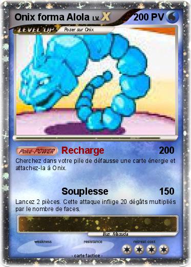 Pokemon Onix forma Alola