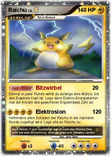 Pokemon Raichu