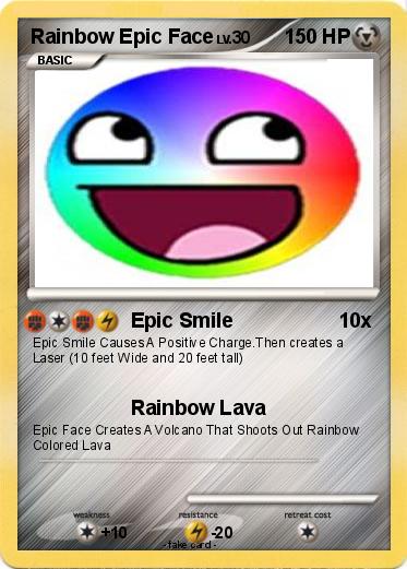 Pokemon Rainbow Epic Face