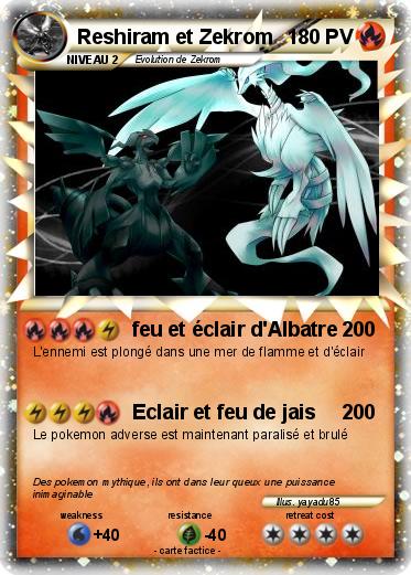 Pokemon Reshiram et Zekrom