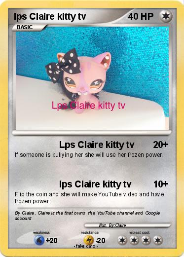 Pokemon lps Claire kitty tv