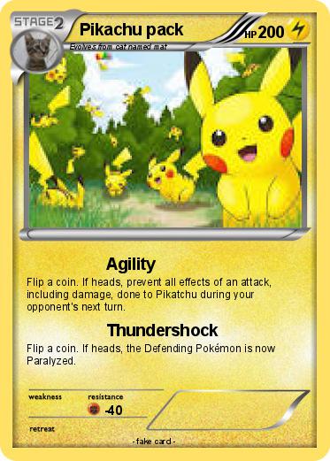 Pokemon Pikachu pack