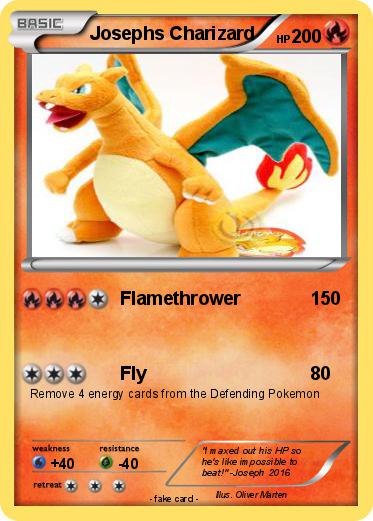 Pokemon Josephs Charizard