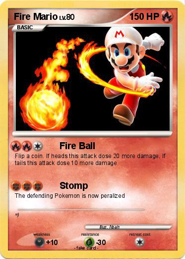 Pokemon Fire Mario