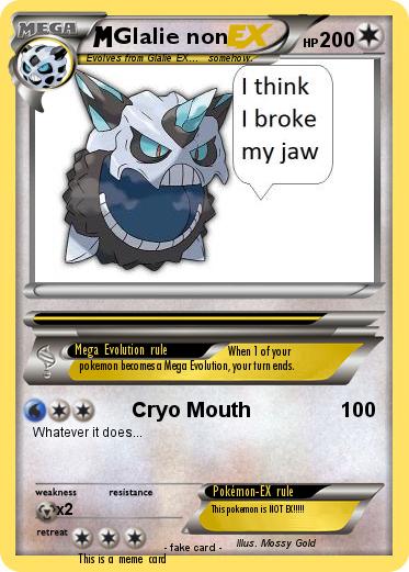 Pokemon Glalie non