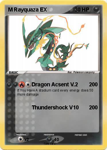 Pokemon M Rayquaza EX