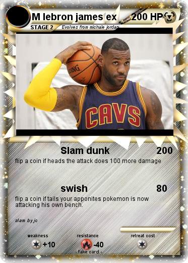 Pokemon M lebron james ex