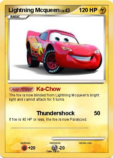 Pokemon Lightning Mcqueen
