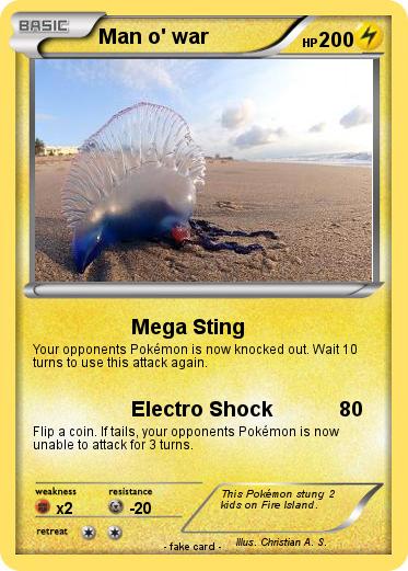 Pokemon Man o' war