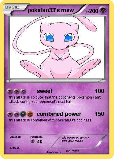 Pokemon pokefan33's mew