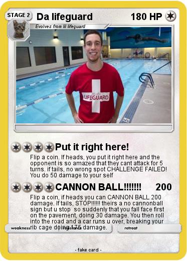 Pokemon Da lifeguard