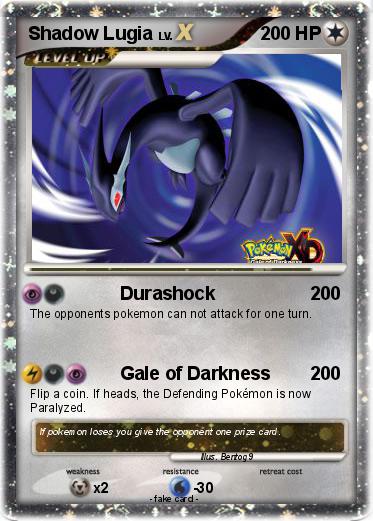 Pokemon Shadow Lugia