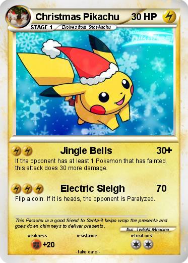 Pokemon Christmas Pikachu
