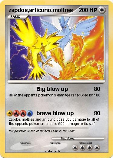 Pokemon zapdos,articuno,moltres