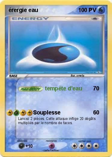 Pokemon érergie eau