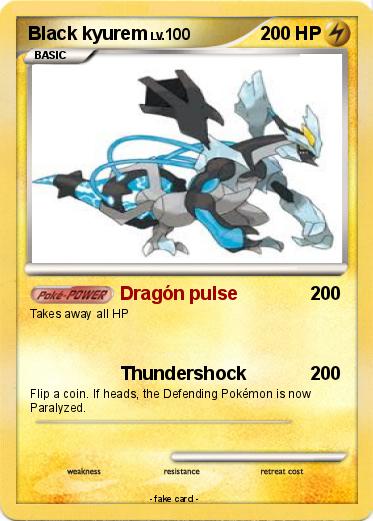 Pokemon Black kyurem