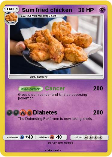 Pokemon Sum fried chicken
