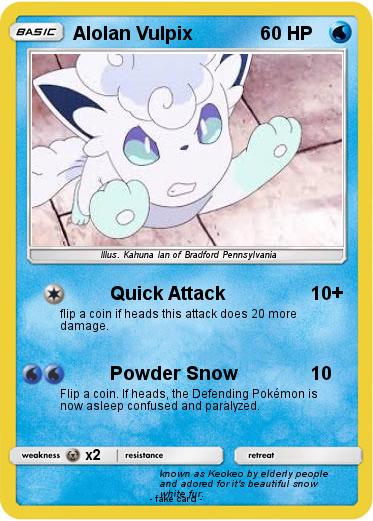 Pokemon Alolan Vulpix