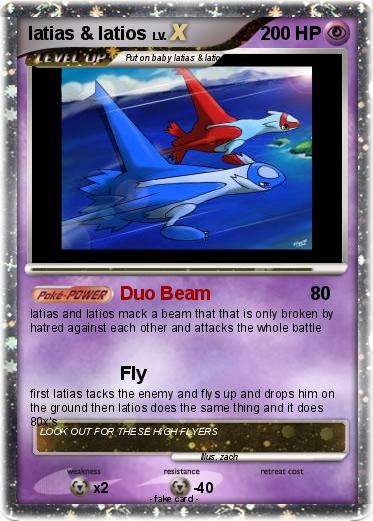 Pokemon latias & latios
