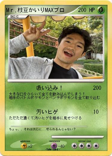 Pokemon Mｒ.枝豆かいりMAXプロ