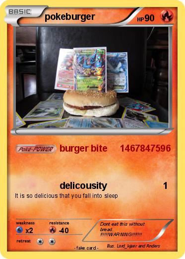 Pokemon pokeburger