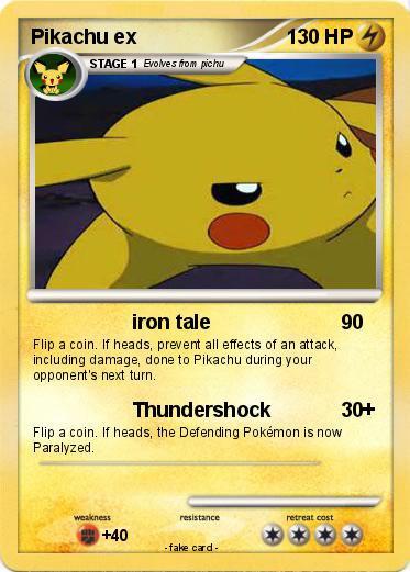 Pokemon Pikachu ex