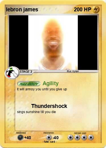 Pokemon lebron james