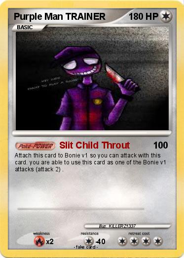 Pokemon Purple Man TRAINER