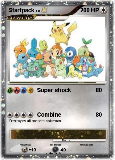 Pokémon Startpack - Super shock - My Pokemon Card