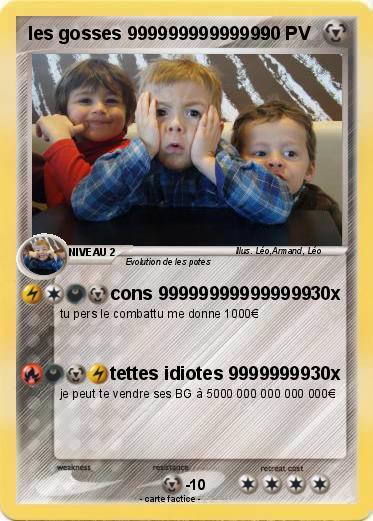 Pokemon les gosses 99999999999999