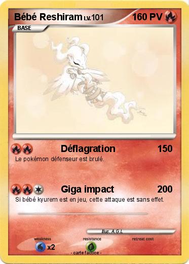 Pokemon Bébé Reshiram