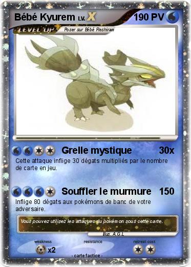 Pokemon Bébé Kyurem