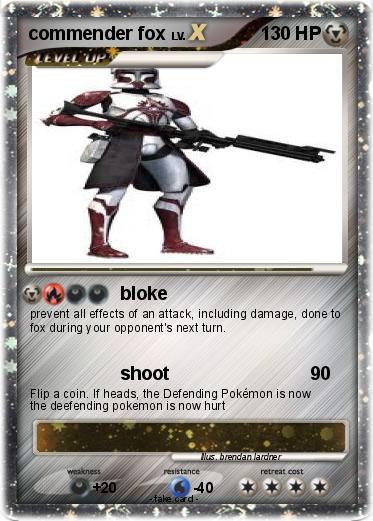 Pokemon commender fox