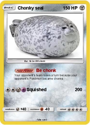 Pokemon Chonky seal