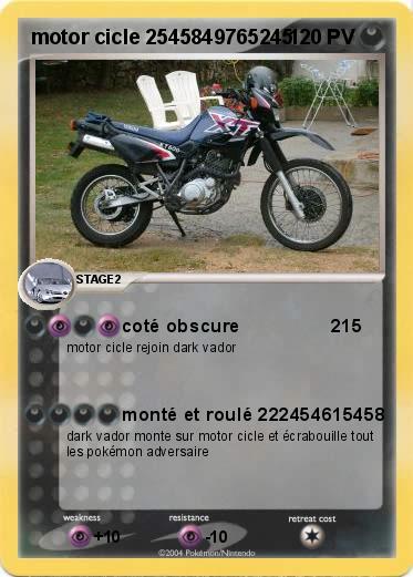 Pokemon motor cicle 2545849765245