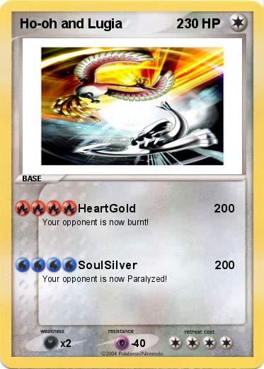 Pokemon Ho-oh and Lugia               2